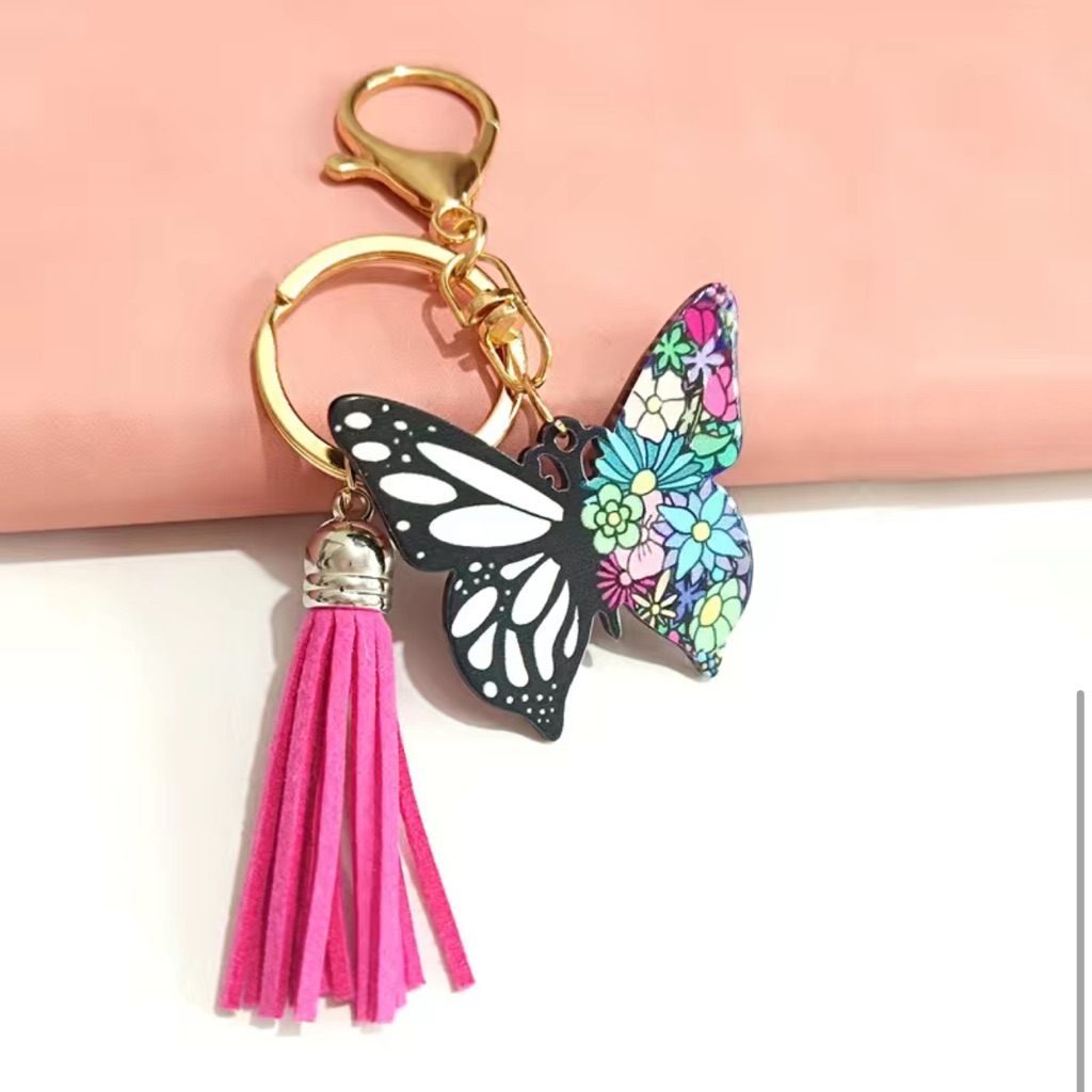 Boho Butterfly Keychain Small & Sweet!
